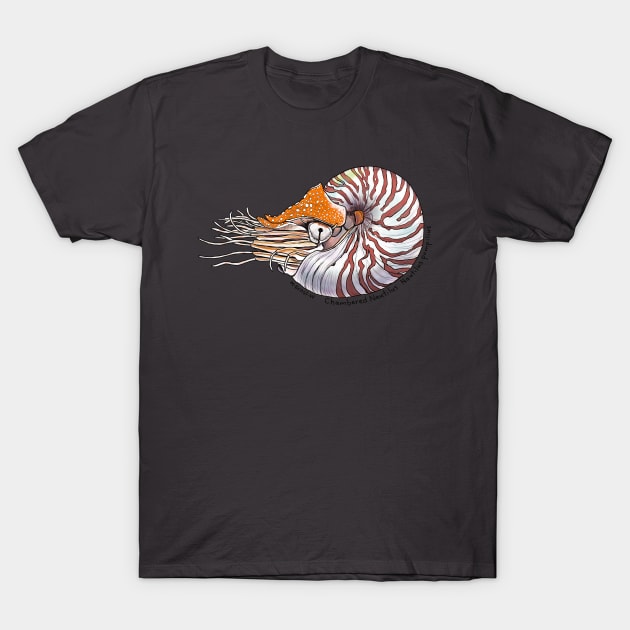 Chambered Nautilus T-Shirt by mernstw